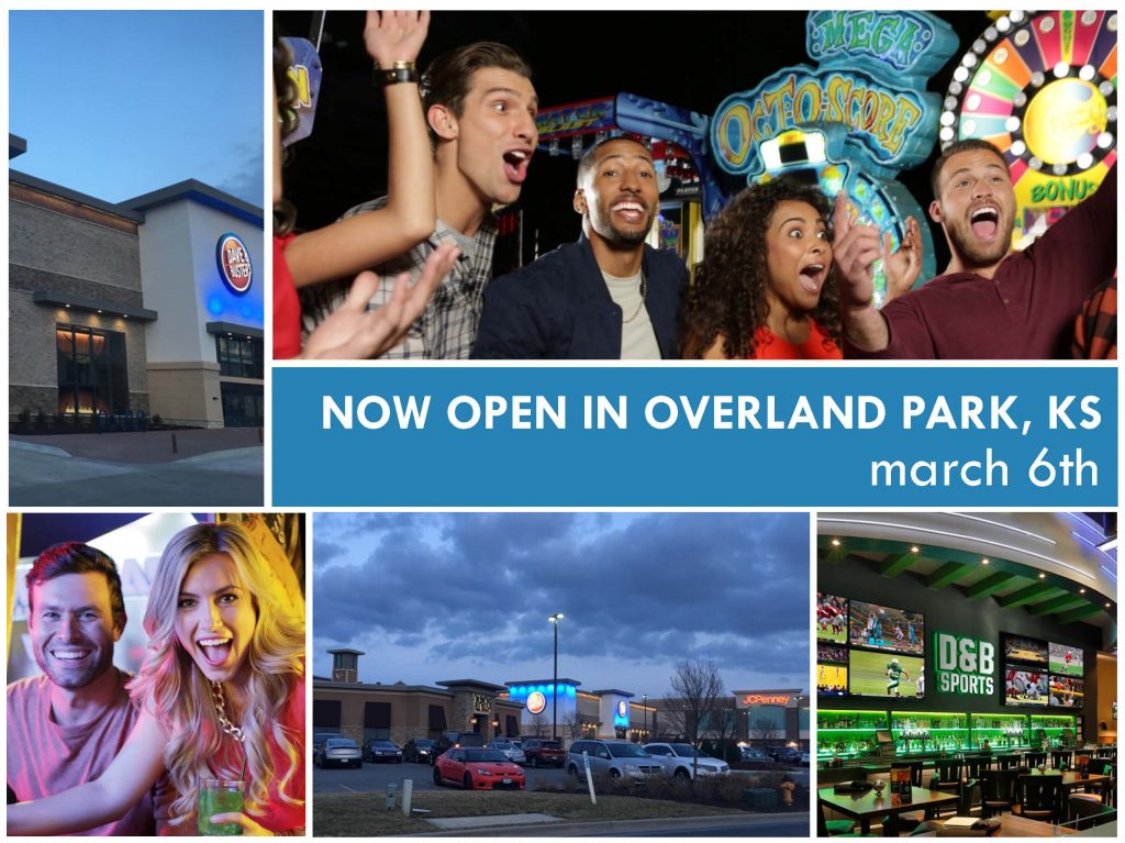 DAVE & BUSTER’S NOW OPEN IN OVERLAND PARK, KS L3 Corporation